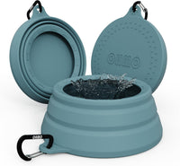 OHMO Spill Proof Collapsible Dog Bowl - 24oz / Light Blue