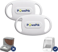 PAWSPIK RFID microchip tag with silicone loops for the PawsPik automatic microchip feeder