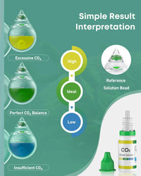 Pawfly Glass CO2 Drop Checker for Aquarium CO2 Indicator for Planted - 1 PC #2 - image 2
