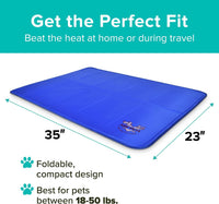 Arf Pets Dog Cooling Mat, Solid Gel Self-Cool Pad - 23 x 35 - image 2