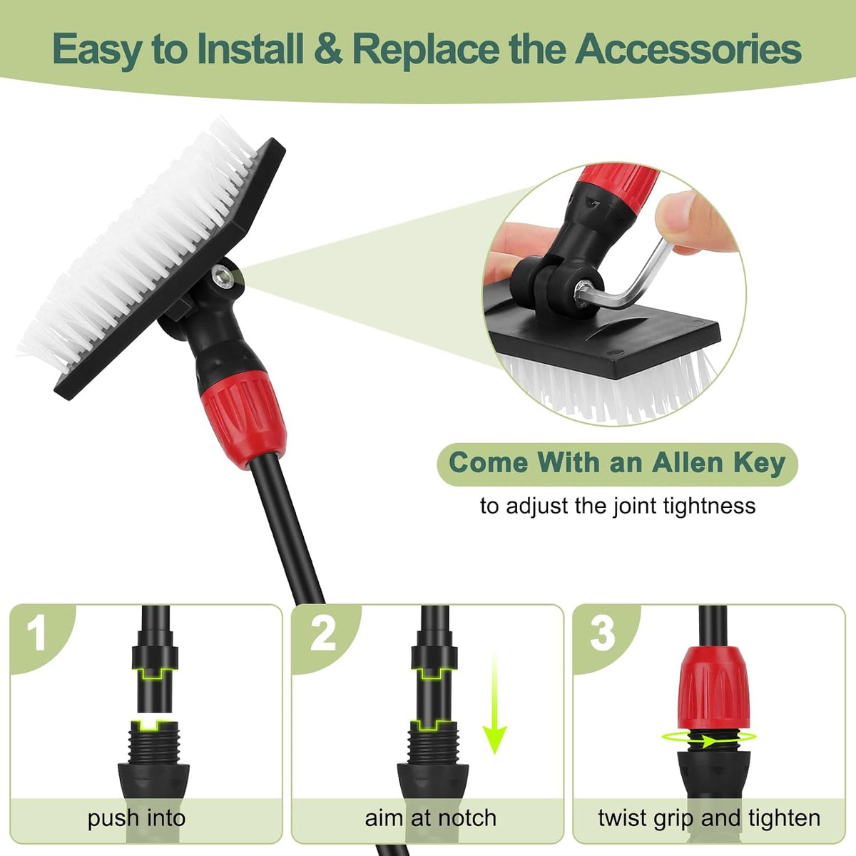 hygger Multi-Use Fish Tank Cleaner - M(Extendable Handle) - image 2