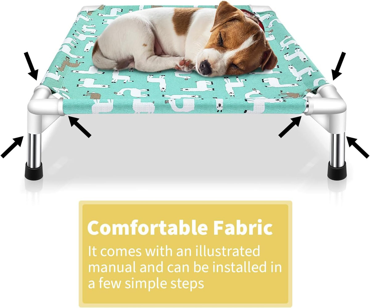 Elevated Dog Bed Pet cot for Small Dogs, Indoor and Outdoor Use – Essentials for Dogs - Small - image 3