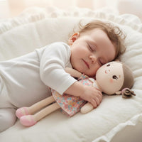 GAGAKU soft baby doll in a floral print rag doll style for toddlers - view 39