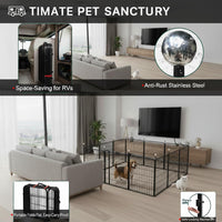 Dog Play Pen Indoors/Outdoor - 12 Panels / 32'' High - image 4