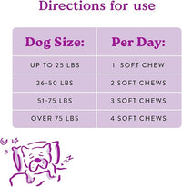 Bocce's Bakery Calming Supplement for Dogs, Daily Chews Made in The USA with Chamomile, Lemon Balm, L-Theanine & Melatonin, Supports Stress, Peanut Butter & Honey, 60 ct