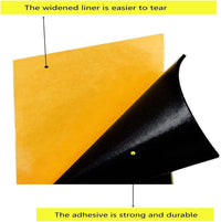 Fingerboard Grip Tape, PRO Quality 8 Sheets Foam Black Wooden Mini Skateboard Strong Adhesive - 30pcs - image 3