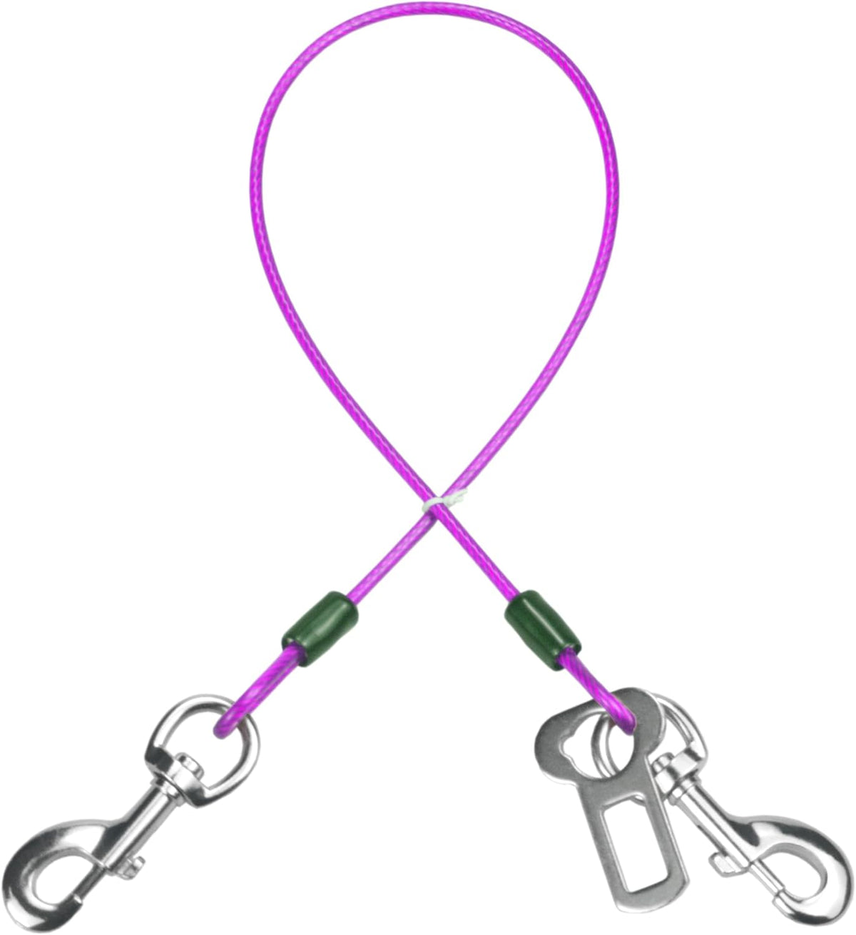Dog Seat Belt Harness for Car - Purple / 24 inch/60 CM