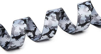 Mercano Adjustable Dog Collar - Special Design Patterns, Soft Nylon Comfortable Durable Pet Collar for Small Medium Large Dogs (L, Dog Camouflage Grey)