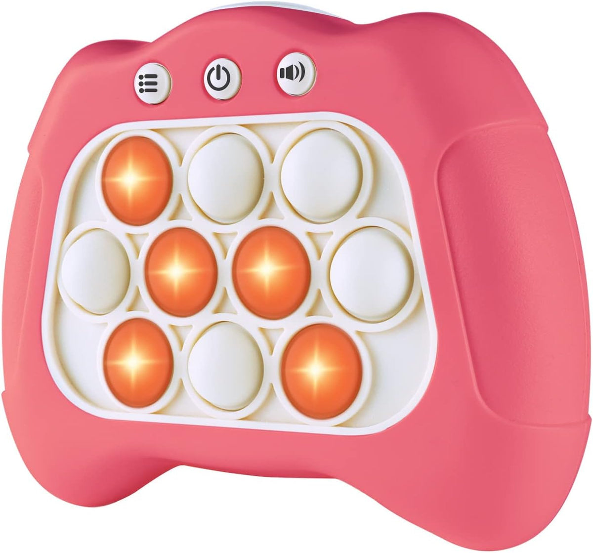 Intoypad Handheld Speed Push Pop Game Fun Sensory Fidget Toy for Kids - Pink