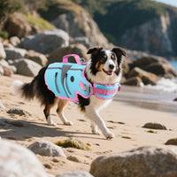 EMUST Dog Life Vest for Swimming - Medium / New Blue - image 4