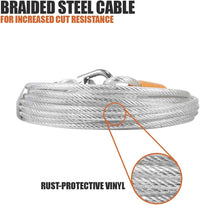 BV Dog Tie Out Cable 30 Feet - 90lbs/ 25ft/ Silver / Single - image 2