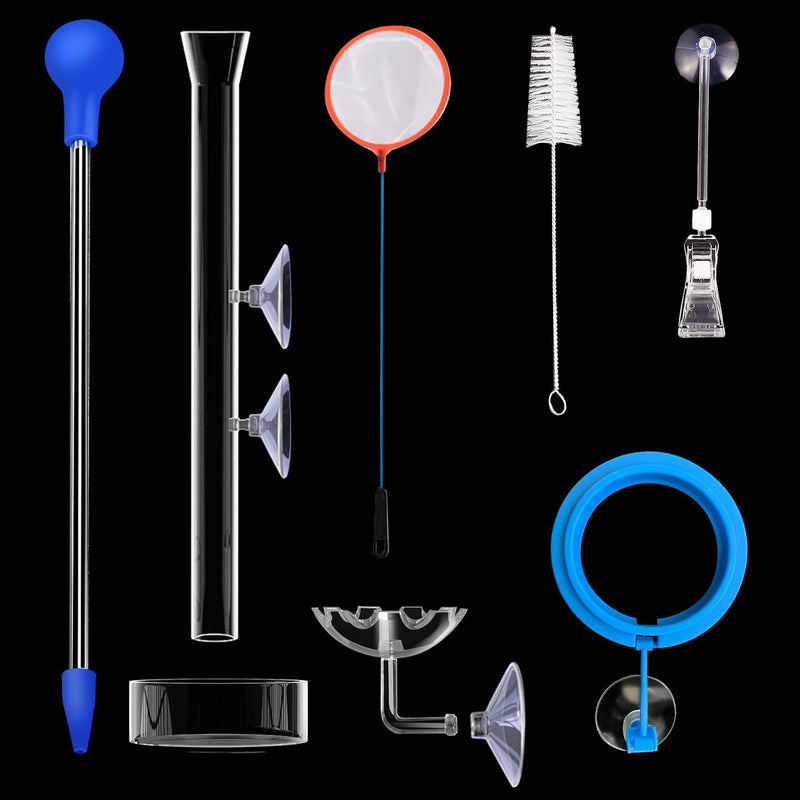 11.8 Inch Shrimp Feeding Tube with Shrimp Feeding Dish，Shrimp Feeding