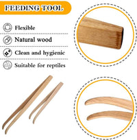 Reptile Bamboo Tweezers Lizard Feeder Tongs Feeding Tools for Bearded - image 3