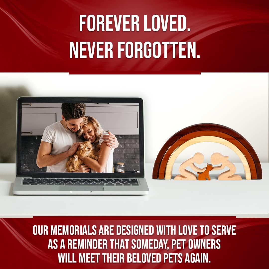 Rainbow Bridge Cat Memorial Gifts - Cat and Family - image 3