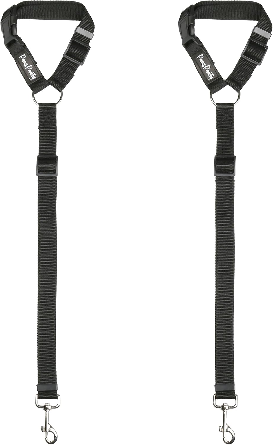 PawsPawty 2 Pack Headrest Dog Car Safety Seat Belt Adjustable Nylon - image 3