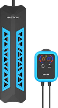 ＭagTool Aquarium Heater, 100W-1200W Submersible Fish Tank Heater with Over-Temperature Protection and Automatic Power-Off Fish Heater with Digital LED Controller for Freshwater and Saltwater