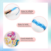 260 Balloons - Clear Long Balloons for Tying Balloon Arch & Balloon Ties – Fun for Kids & Family - Pearl Dark Blue - image 4