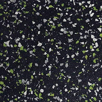American Floor Mats - Extreme Rubber Gym Tiles - 1 Inch Thick Colorful Rubber Gym Tiles - Superior Shock and Sound Absorbing Tiles - 35% Green/Grey/White 25 Tile Pack (Covers 100 Sq Ft)