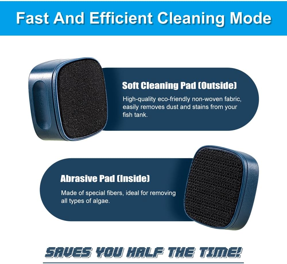 DaToo Aquarium Mini Magnetic Scrubber Scraper Small Fish Tank Cleaner - Nano - image 3