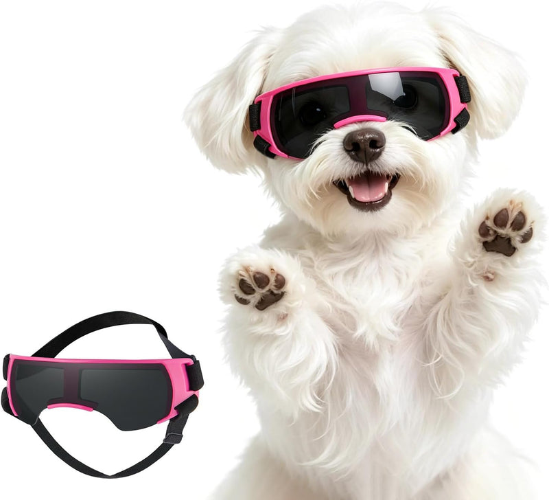 ENJOYING Dog Sunglasses Small Breed - Cute Pink