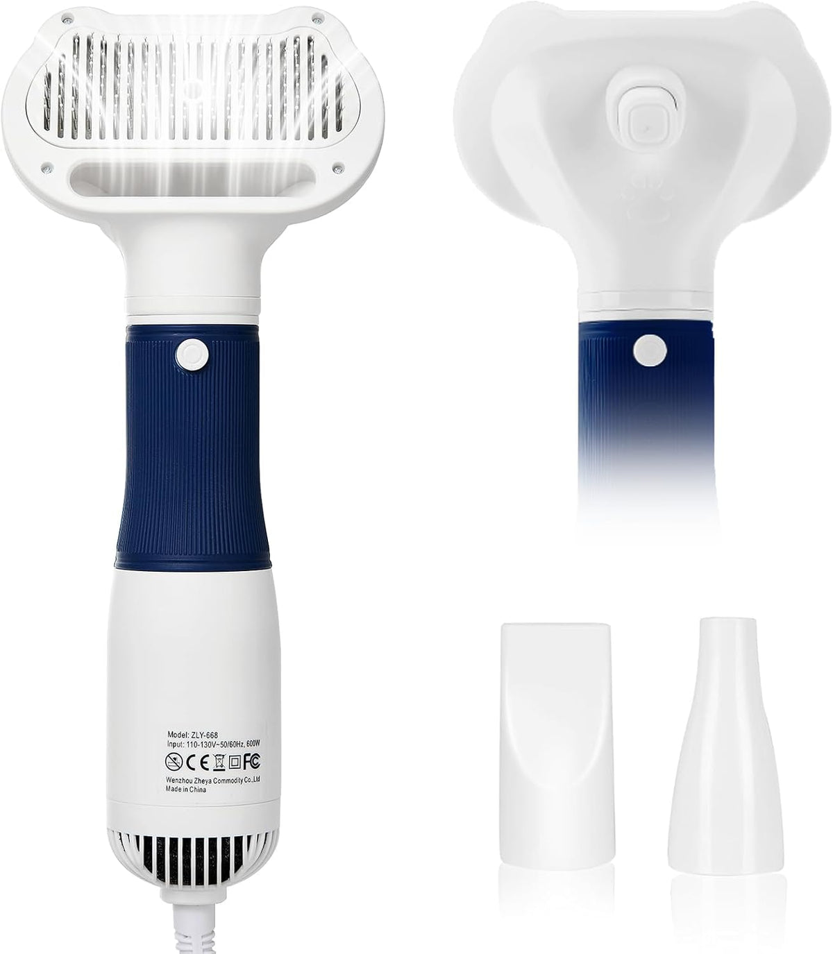 Professional Pet Grooming Dryer 3-in-1 Dog Blow Dryer with Brush