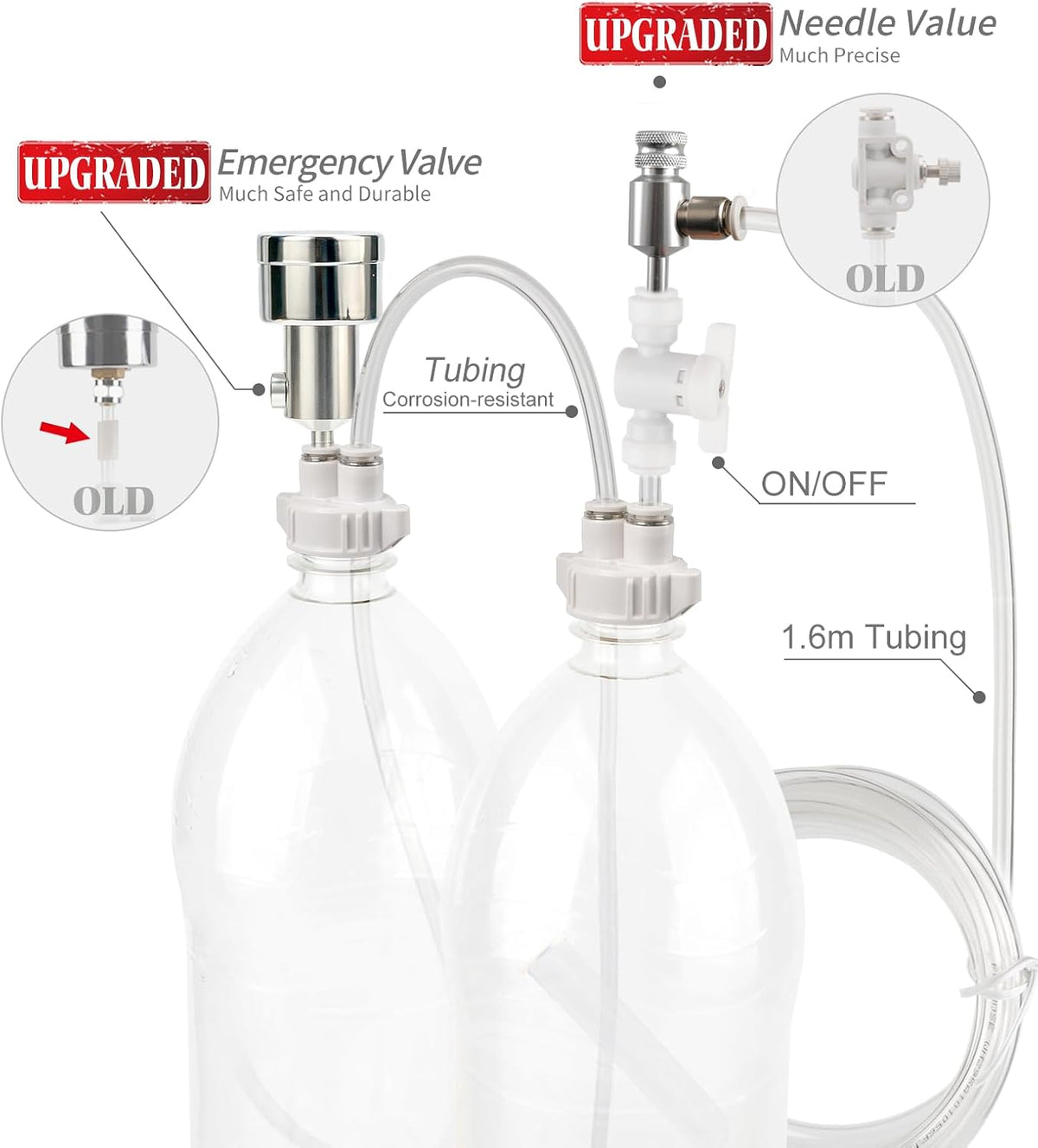 Aquarium DIY CO2 Generator System Kit - G211+ CO2 Diffuser - image 2