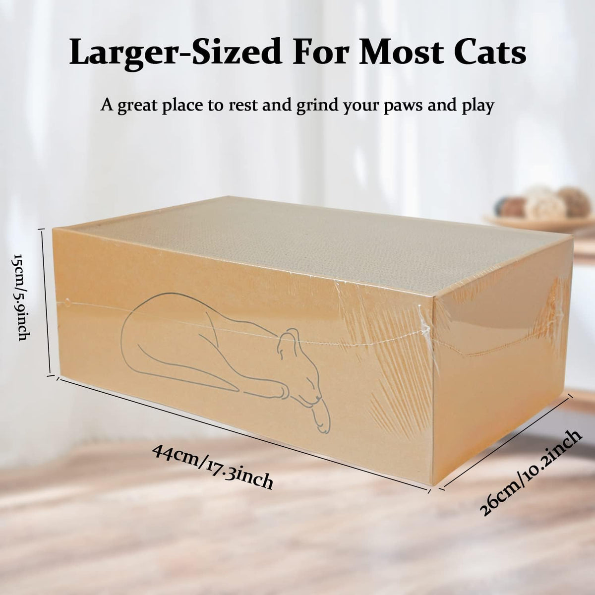 5 Packs in 1 Cat Scratch Pad with Box for Indoor Cats - 5 in 1 / with Box - image 2