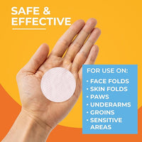 Antibacterial & Antifungal Medicated Wipes for Dogs and Cats – 100 Count - Chlorhexidine Wipes with Ketoconazole for The Treatment of Rashes, Skin Infections, Itchy Paws, and Pet Acne