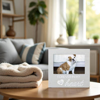 Pearhead Forever Loved Pet Keepsake Photo Frame - Gray Forever In My Heart Frame - image 2