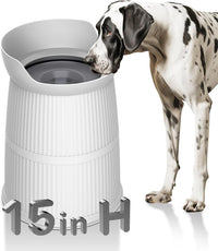 15.4in High Elevated Dog Water Bowls