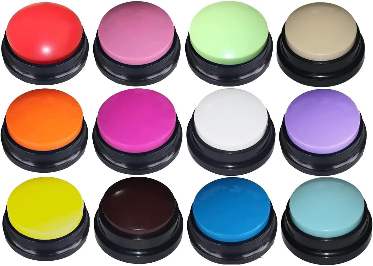 10 Color Voice Recording Button - 12 Color