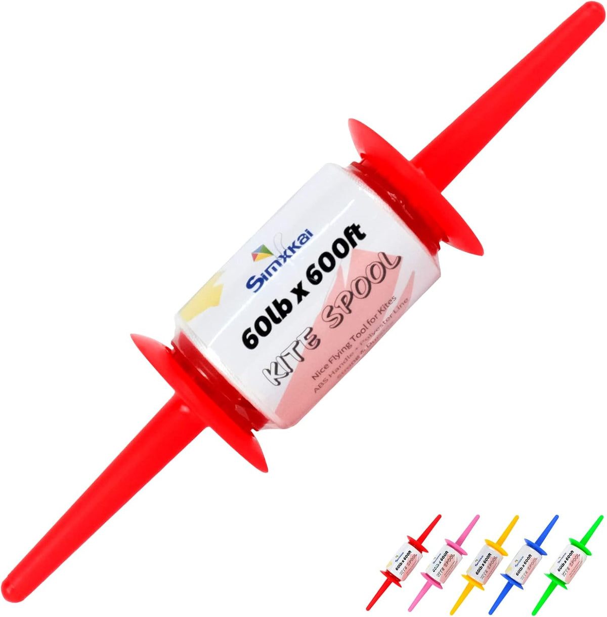 Simxkai Spool, Twisted Kite Line - Red