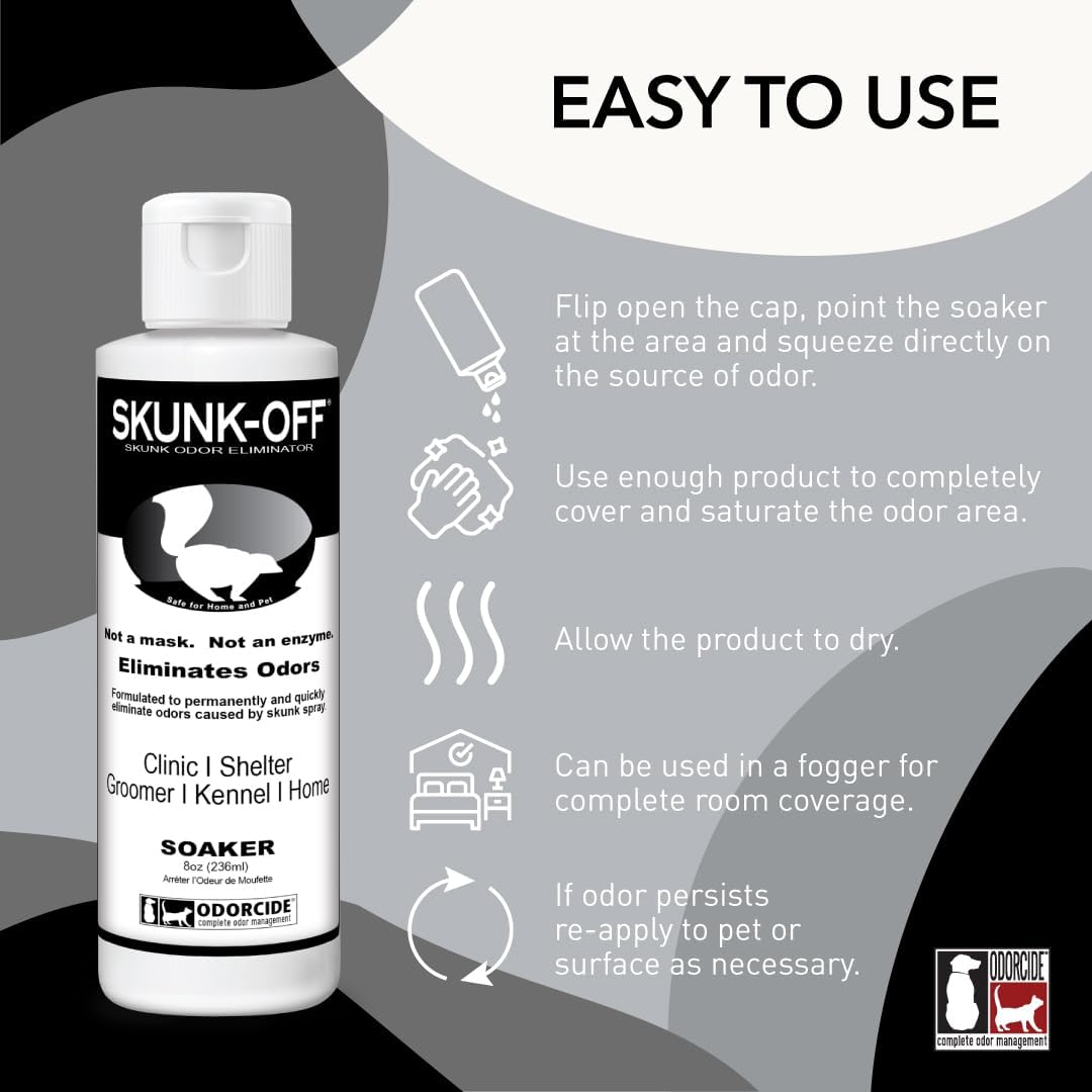 Odorcide Skunk Off Pet Spray - 8-Ounce - image 2