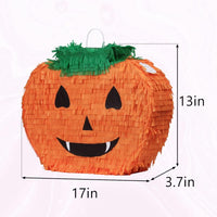 EnriQ Halloween pumpkin pinata in bright tissue paper, 17 x 13 inches - view 6