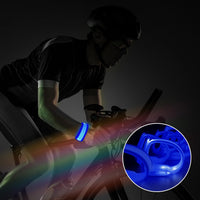 M.best 8pcs LED Light Up Bracelets Glow Flashing Wristbands Glow - 8pcs Blue - image 2