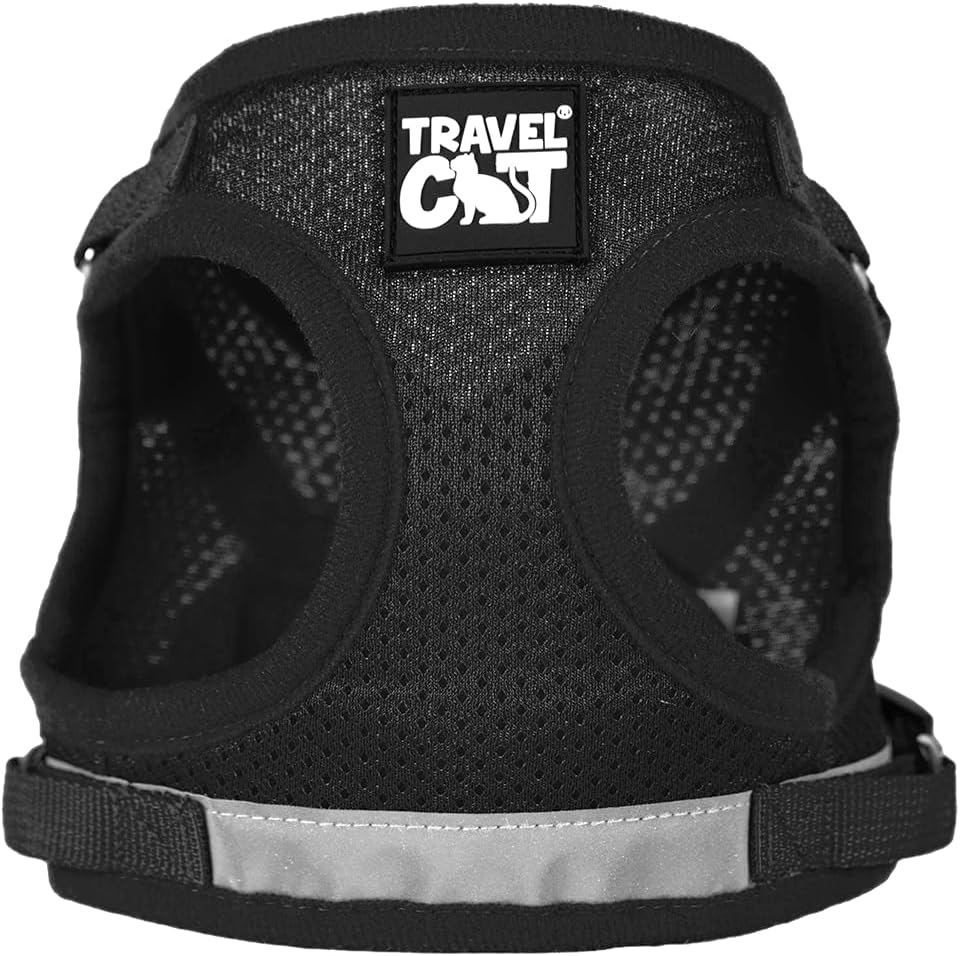 Travel Cat Harness and Leash Set - Large / Black - image 4