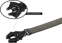 Tactical Dog Leash with Quick-Release Metal Clasp - 6 FT / Reflective Green - image 4