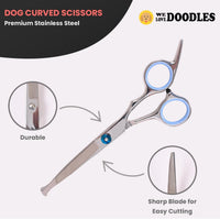 Dog Grooming Scissors Kit, Curved - Small - image 4
