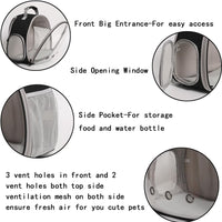 Bearded Dragon Travel Carrier, Lizards Carrier - Blue / Backpack - image 3