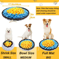 SZEE Snuffle Mat for Dogs - Yellow and Blue - image 2