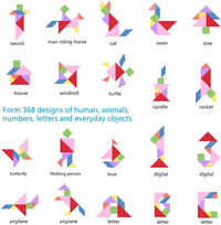 Vanmor Magnetic Tangram Puzzle for Kids - 368 Solution - image 3
