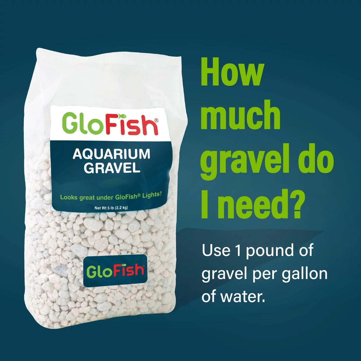 GloFish Aquarium Gravel, Pink, Green & Blue Mix - White Frost / 5 pounds - image 3