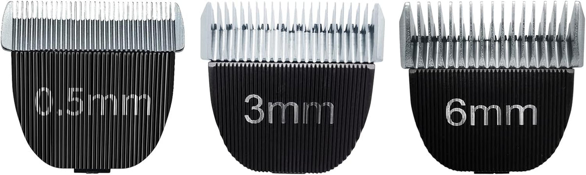 2 Pack Replacement Blade Compatible with oneisall Low Noise Dog - 0.5MM+3MM+6MM