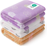 Luciphia 1 Pack 3 Blankets Fluffy Premium Fleece Pet Blanket Flannel - 23x16 inch (Pack of 3) / Sweet Kitties