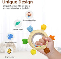 Baby Teething Toys Silicone Teethers BPA Free Silicone Rudder - Animals - image 3