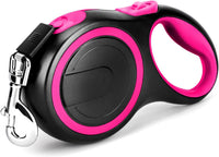 Segarty 26ft Dog Leash Retractable - Pink / 26ft(up to 110 lbs)