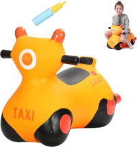 INPANY Bouncy Bull, Cow Hopper for Cowboys, Kid Gifts Toy - Orange Car