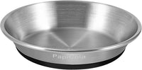 Stainless Steel Cat Bowl 2PC, Non-Slip cat Food Dish - 1 PC-6.3in