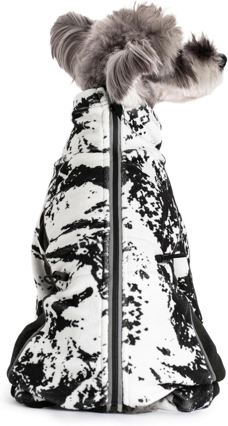 Fleece Dog Coat for Small Medium Dog - White / XS - image 4