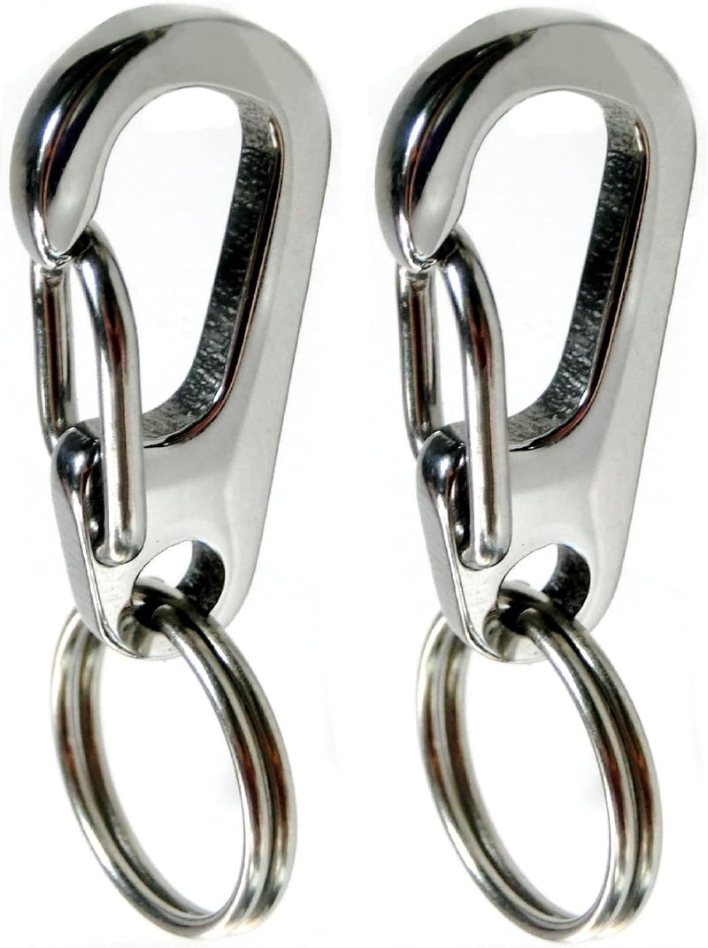 Stainless Steel Dog Tag Quick Clips - Small